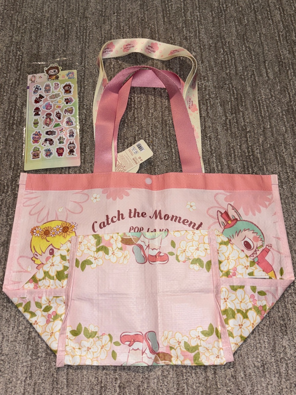 New Pop Land Spring Flower Series Shopping Bag - Picture 3 of 8